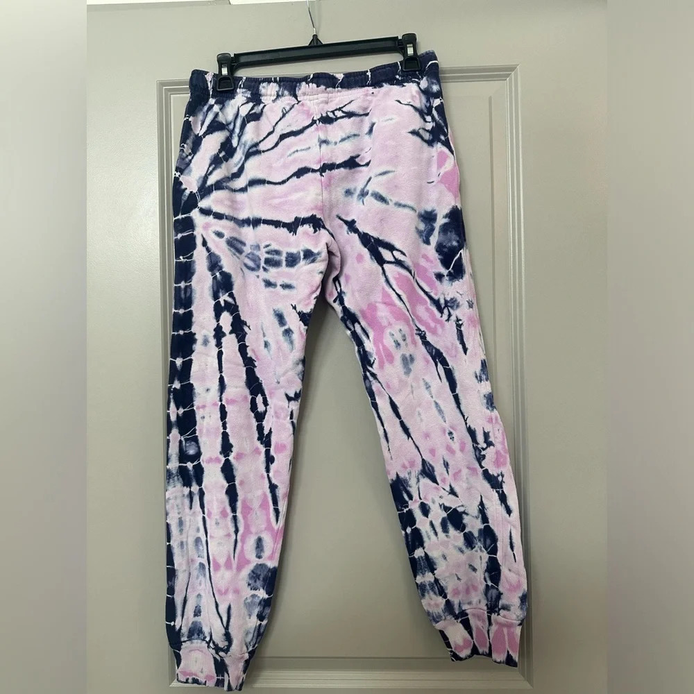 MONROW Bamboo Burst Tie Dye Girlfriend Sweatpants - Picture 6 of 6